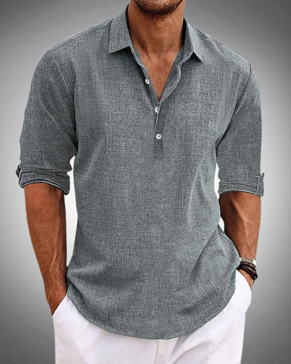 Camisa de algodón clásica