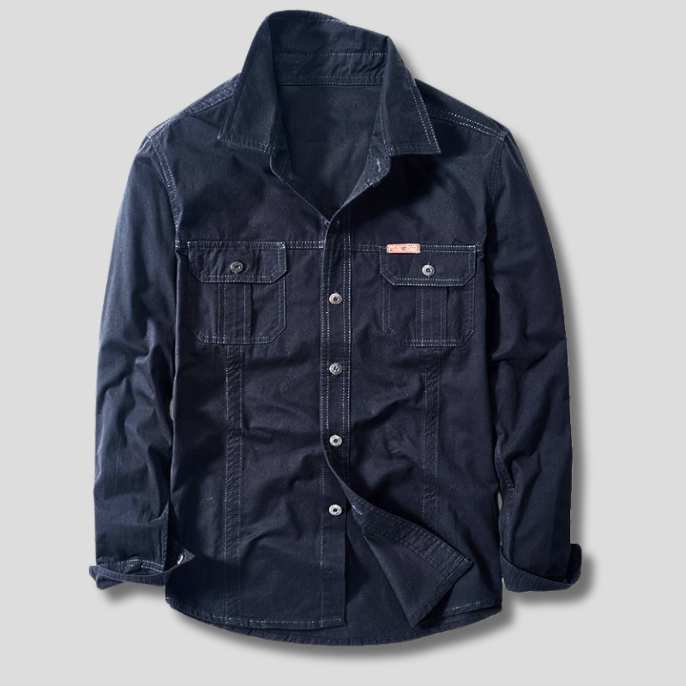 Camisa cargo de algodón