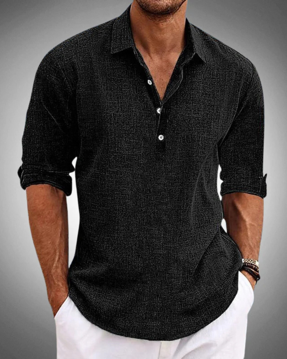 Camisa de algodón clásica