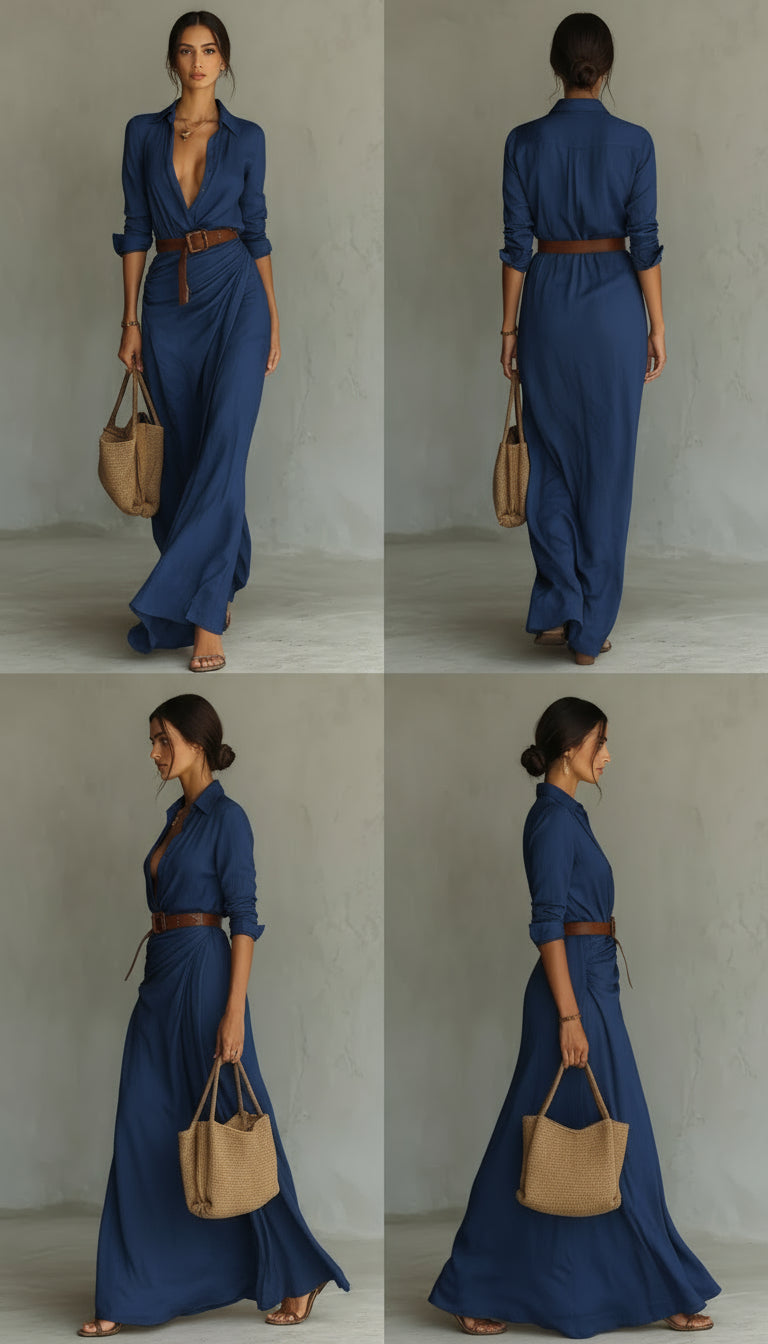 Naiara - Vestido largo elegante