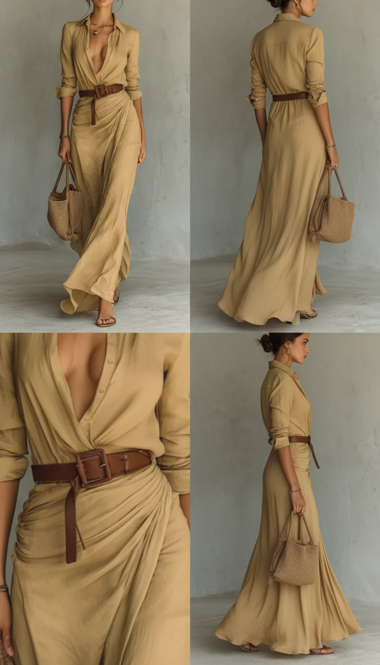 Naiara - Vestido largo elegante