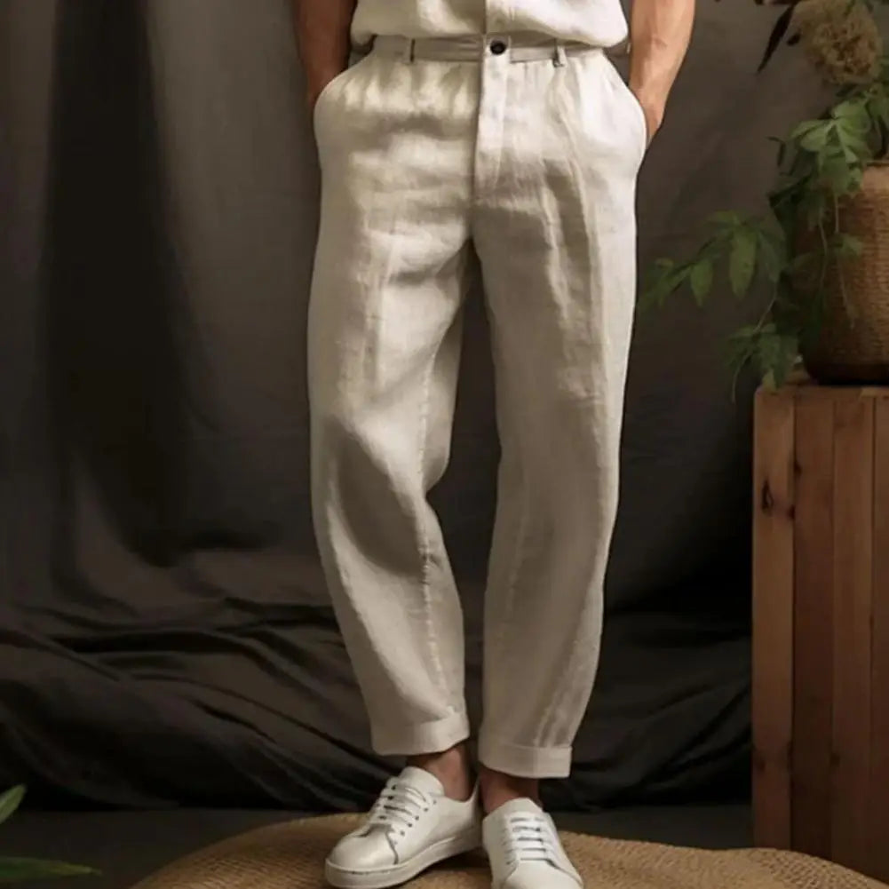 Pantalones ¨Cagliari´ de lino
