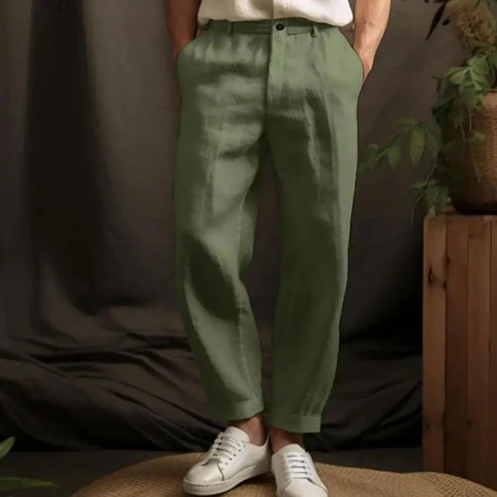 Pantalones ¨Cagliari´ de lino