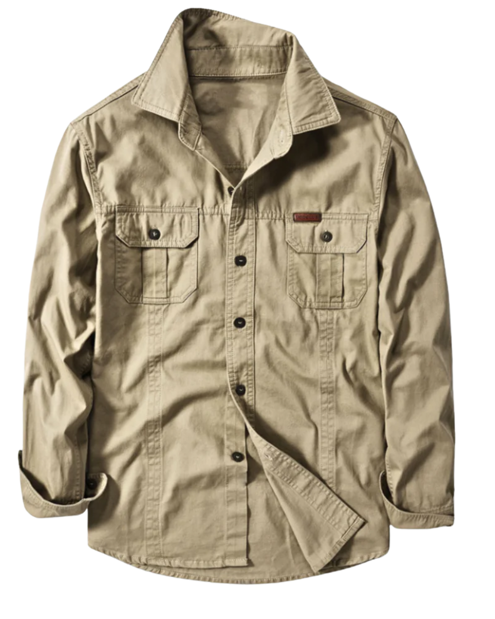 Camisa cargo de algodón