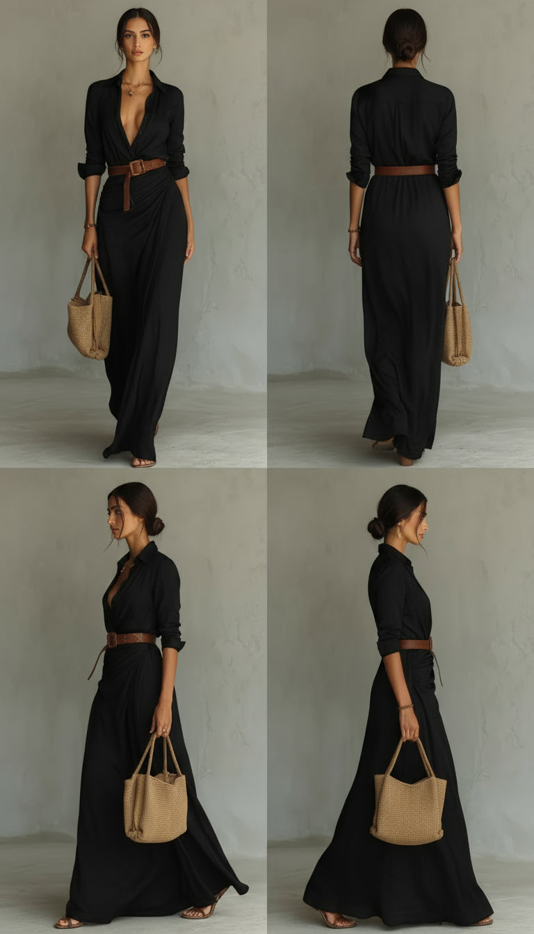 Naiara - Vestido largo elegante
