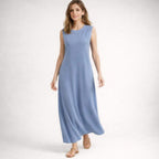 VESTIDO LARGO ANTIARRUGAS