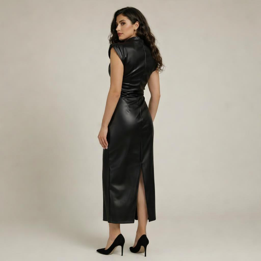 VESTIDO LARGO SINTÉTICO