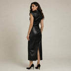 VESTIDO LARGO SINTÉTICO