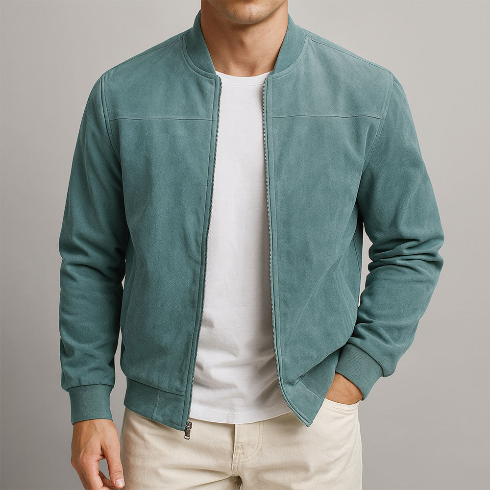 Elegant suede jacket