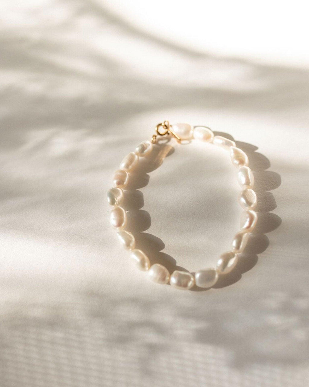 Pulsera de perlas barrocas
