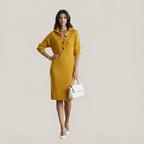 VESTIDO MIDI ESTILO PUNTO