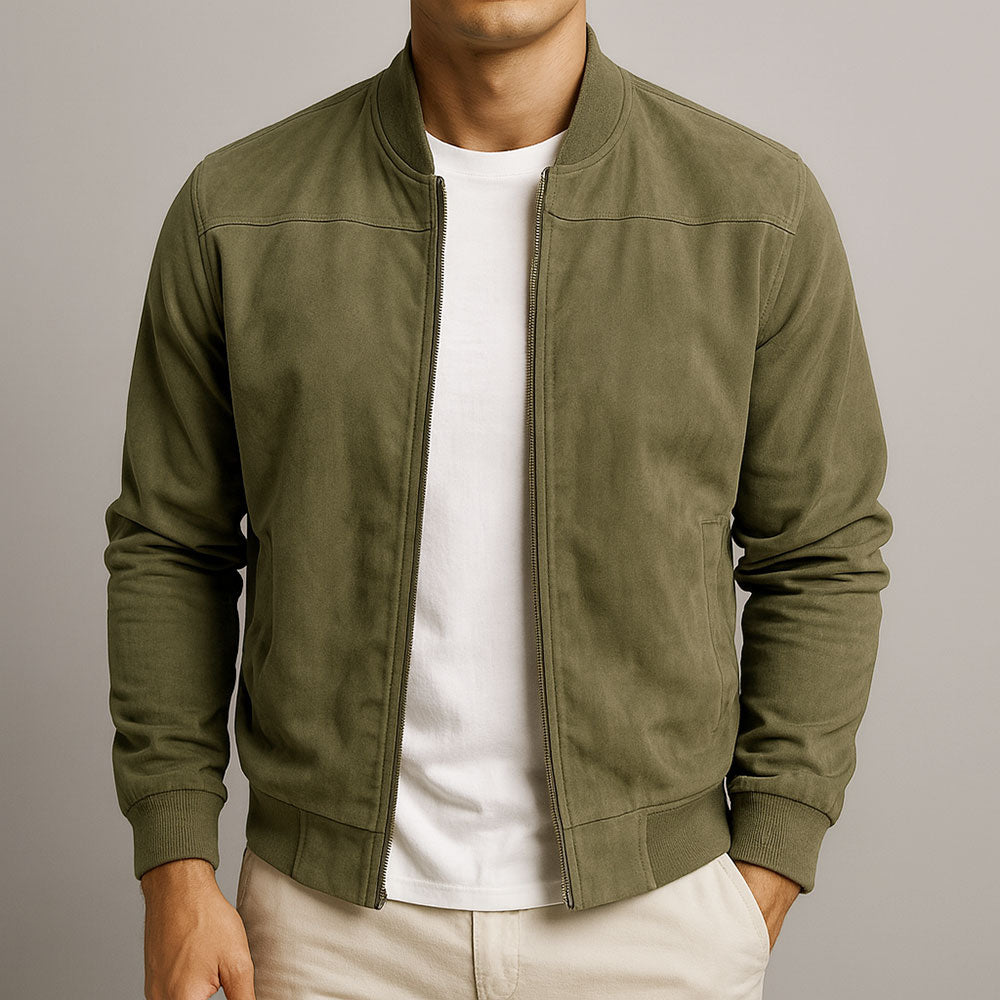 Elegant suede jacket