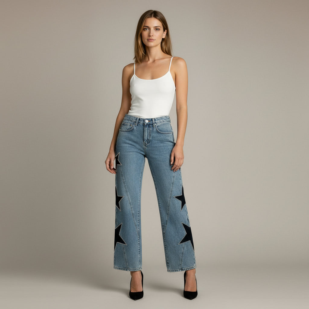VAQUEROS DENIM ESTRELLA