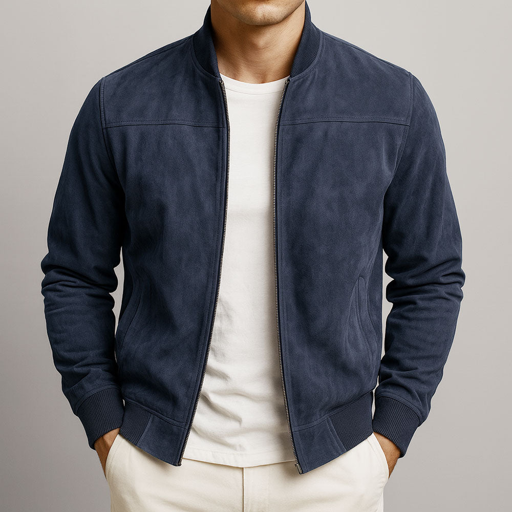 Elegant suede jacket