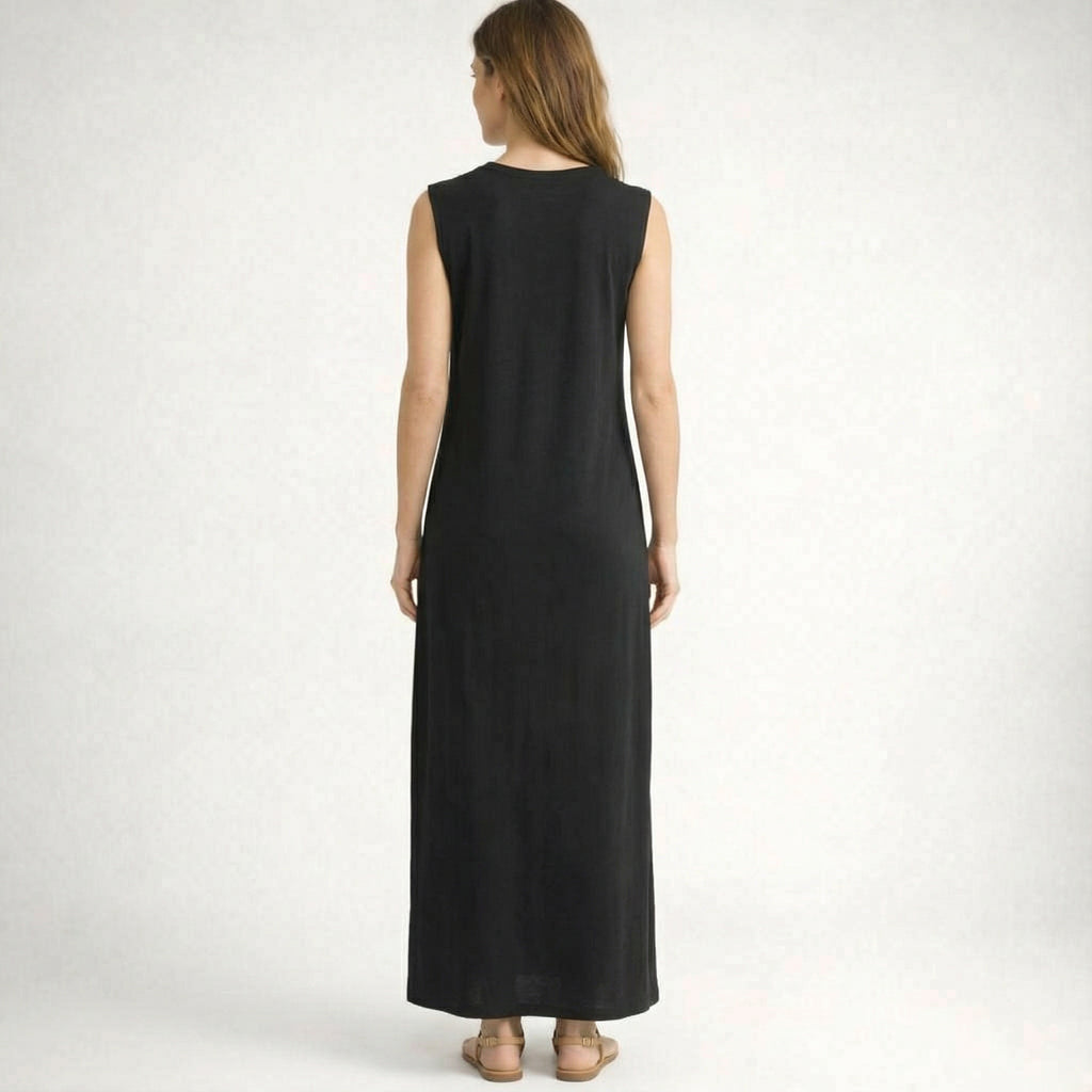 VESTIDO LARGO ANTIARRUGAS