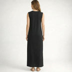 VESTIDO LARGO ANTIARRUGAS