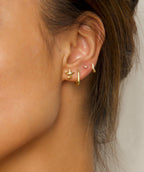 Pendientes de estrella brillante