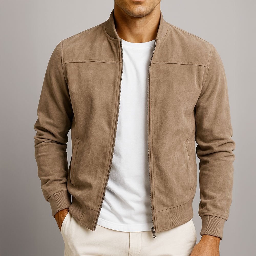Elegant suede jacket