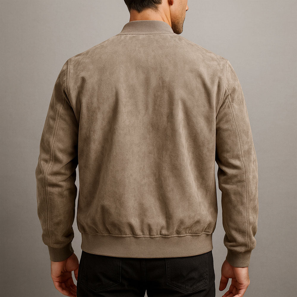 Elegant suede jacket