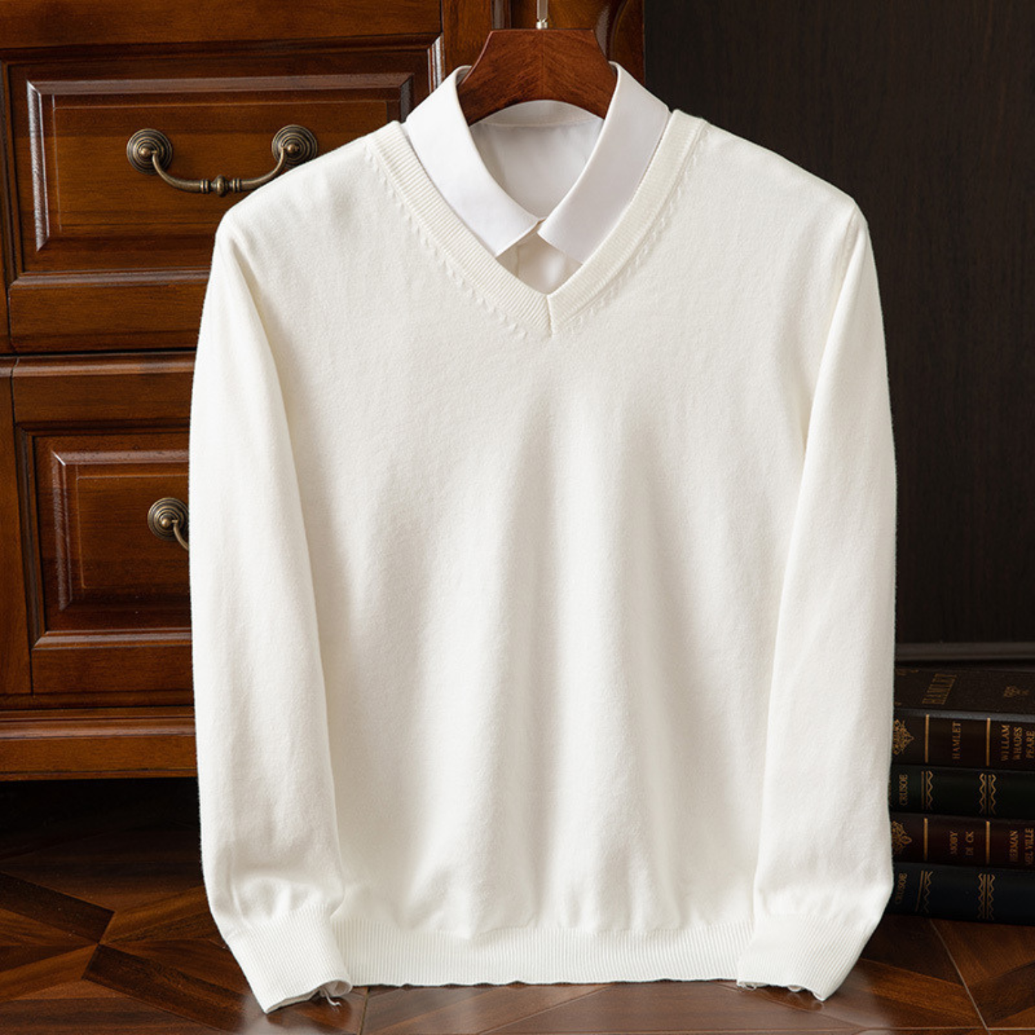 Chic V-Neck Sweater