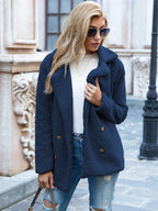Chaqueta de peluche extragrande con estilo
