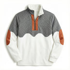 JERSEY DE CUELLO ALTO CON RIBETE DE PELO