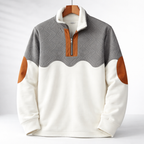 JERSEY DE CUELLO ALTO CON RIBETE DE PELO