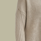 JERSEY CUELLO ALTO ASIMÉTRICO