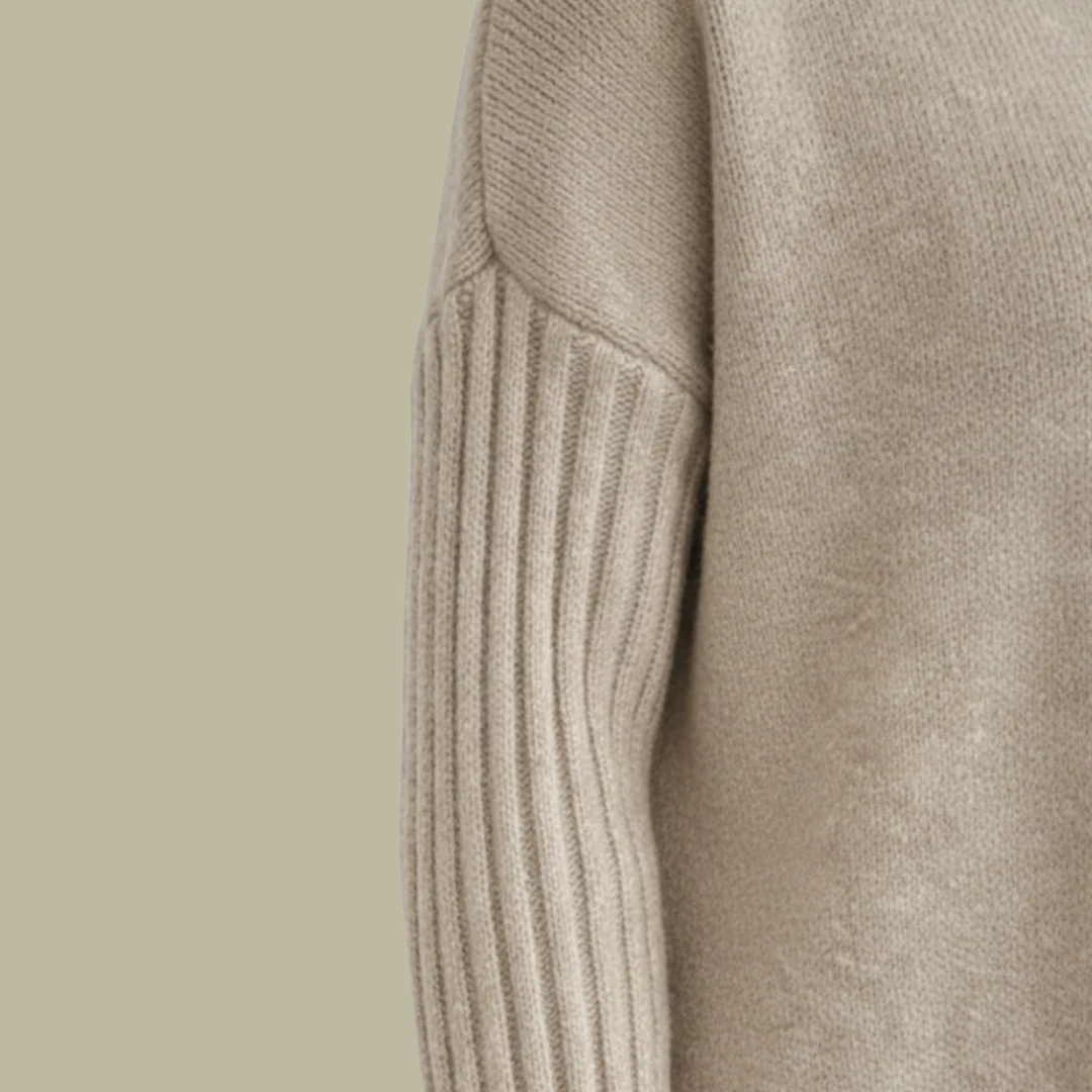 JERSEY CUELLO ALTO ASIMÉTRICO