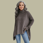 JERSEY CUELLO ALTO ASIMÉTRICO