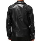 Casual leather jacket for men
