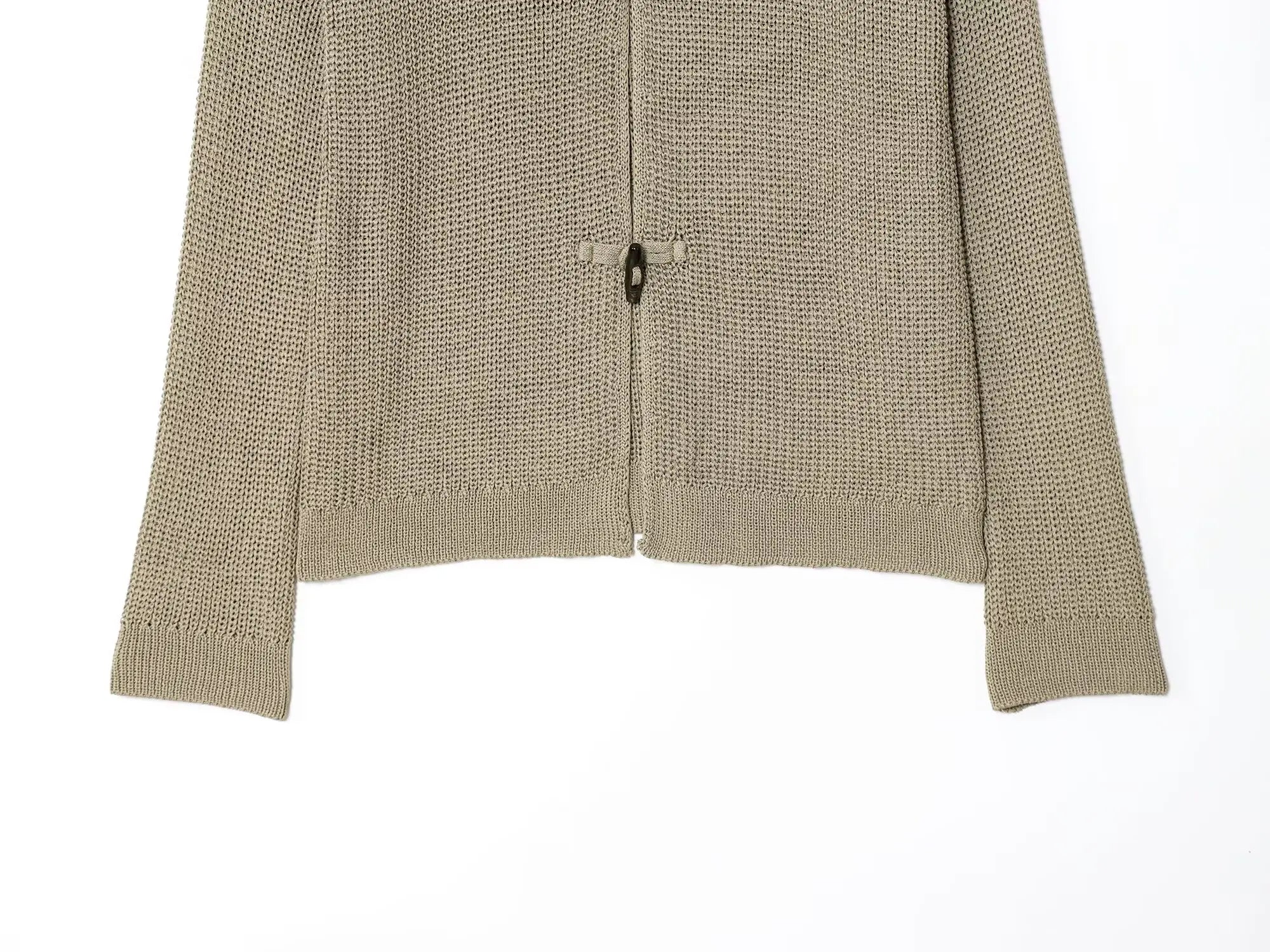 Cárdigan de punto con botones de cuerno elegante para mujer