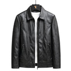 Chaqueta de cuero italiana