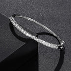 Pulsera Ivictress Moissanite Elegance de plata de ley 925