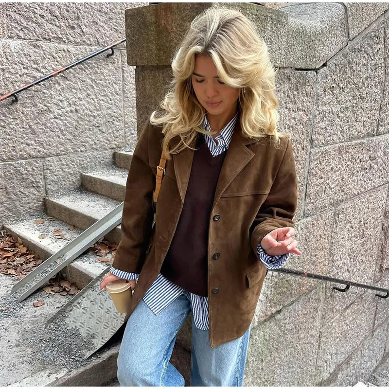Lea | Chaqueta elegante de terciopelo