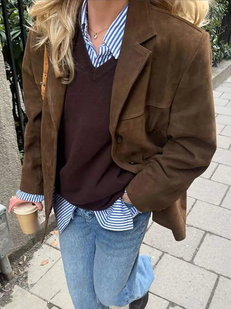 Lea | Chaqueta elegante de terciopelo