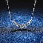 Exquisito collar de moissanita: lujo asequible y radiante