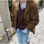 Lea | Chaqueta elegante de terciopelo