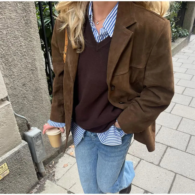 Lea | Chaqueta elegante de terciopelo