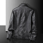 Chaqueta de cuero italiana