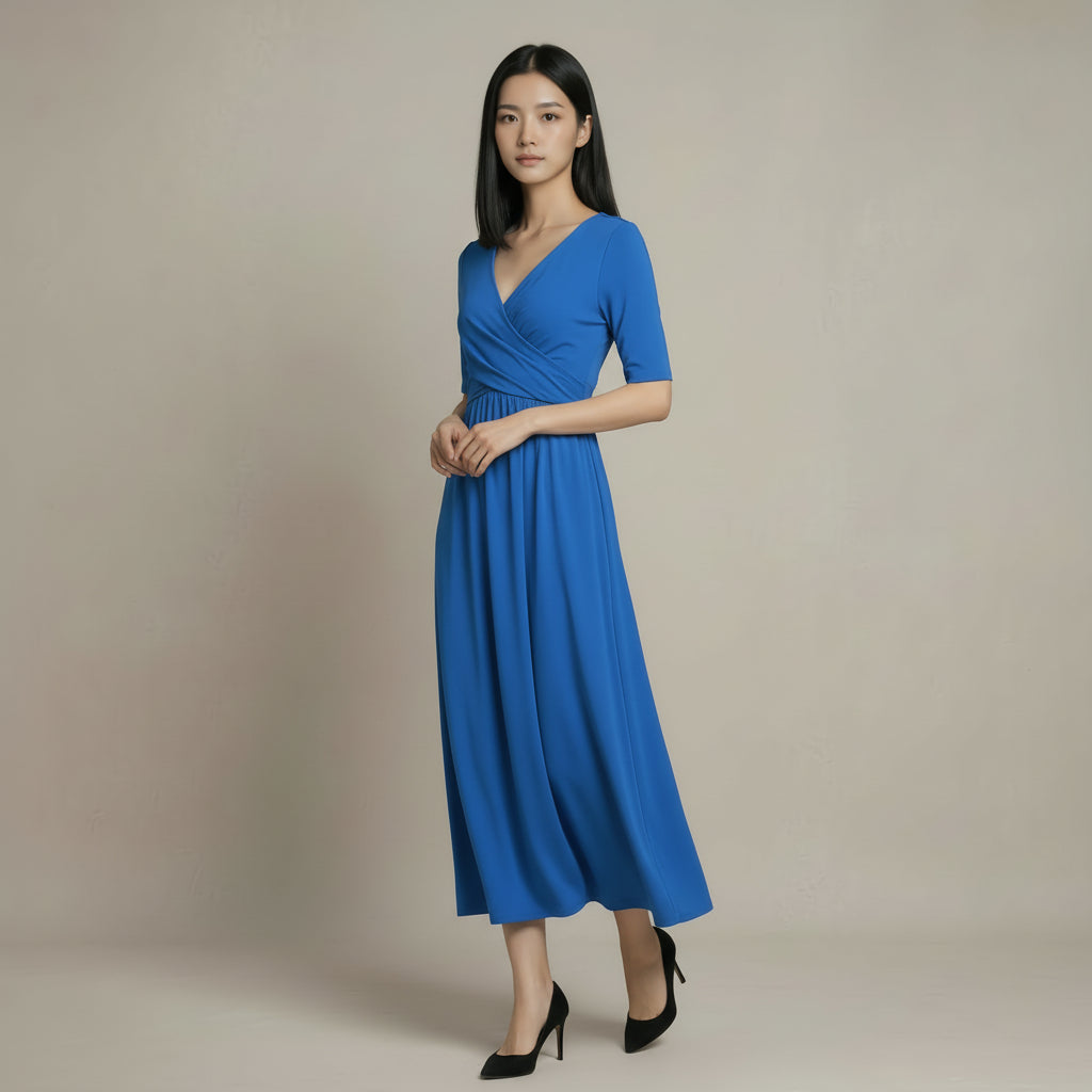 VESTIDO DE MANGA MEDIA