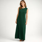 VESTIDO LARGO ANTIARRUGAS