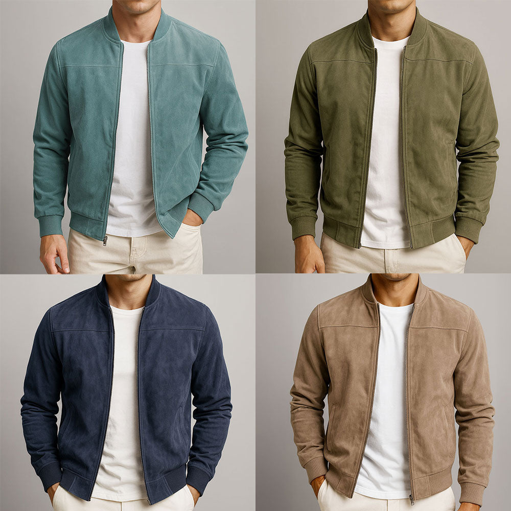 Elegant suede jacket