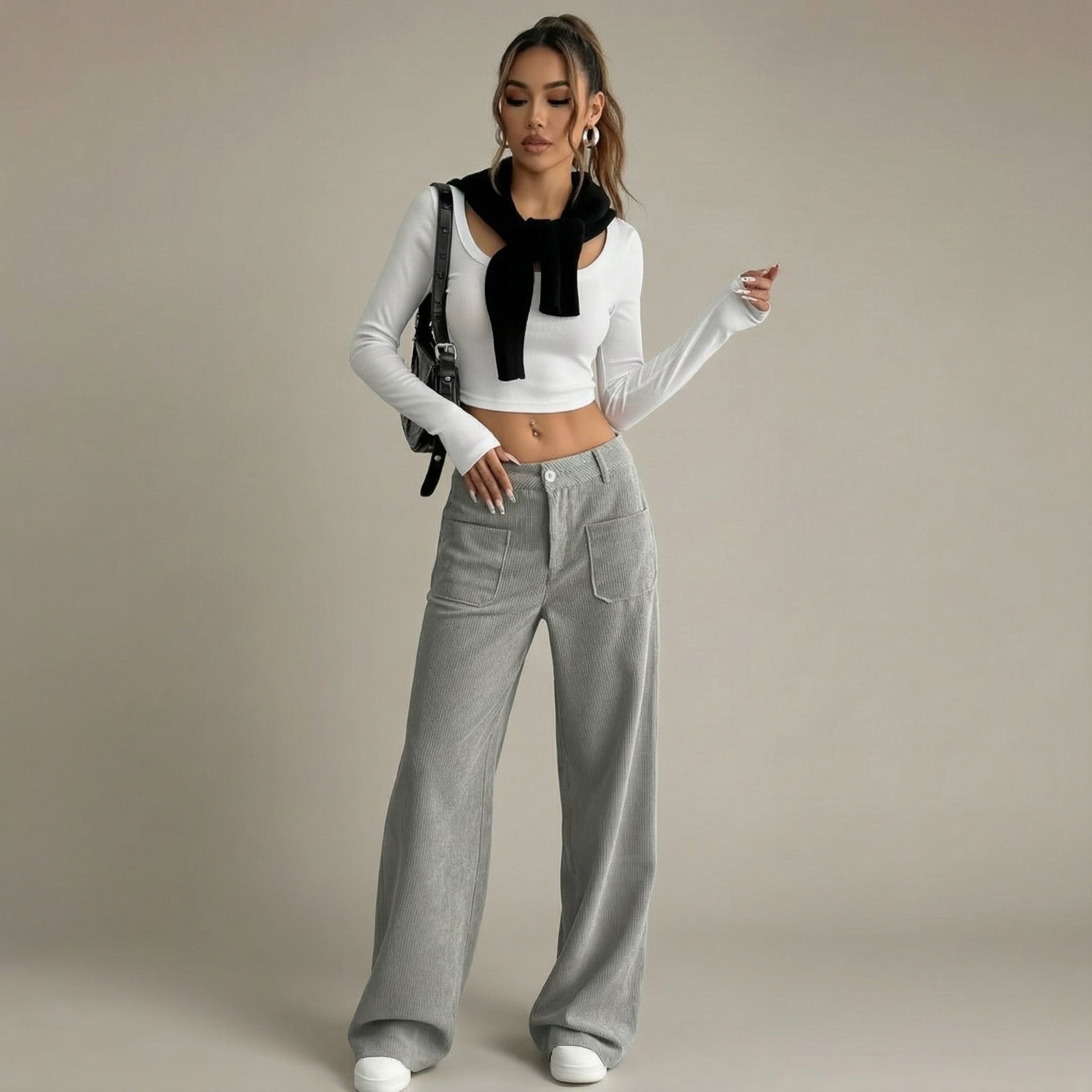 PANTALONES DE PANA ANCHOS