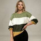 JERSEY DE RAYAS AMPLIAS Y TEXTURA SUAVE