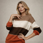 JERSEY DE RAYAS AMPLIAS Y TEXTURA SUAVE