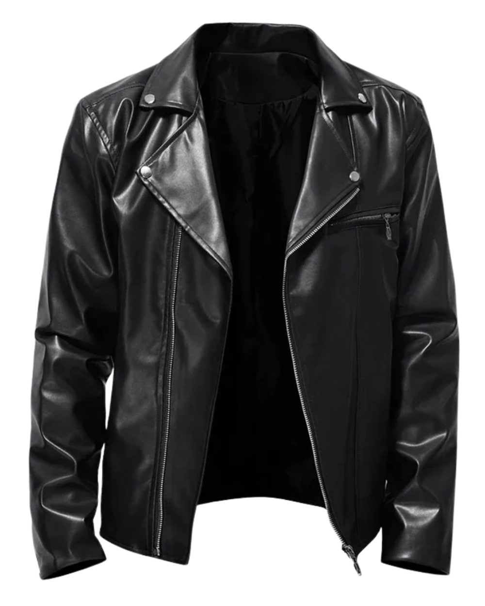 Casual leather jacket for men