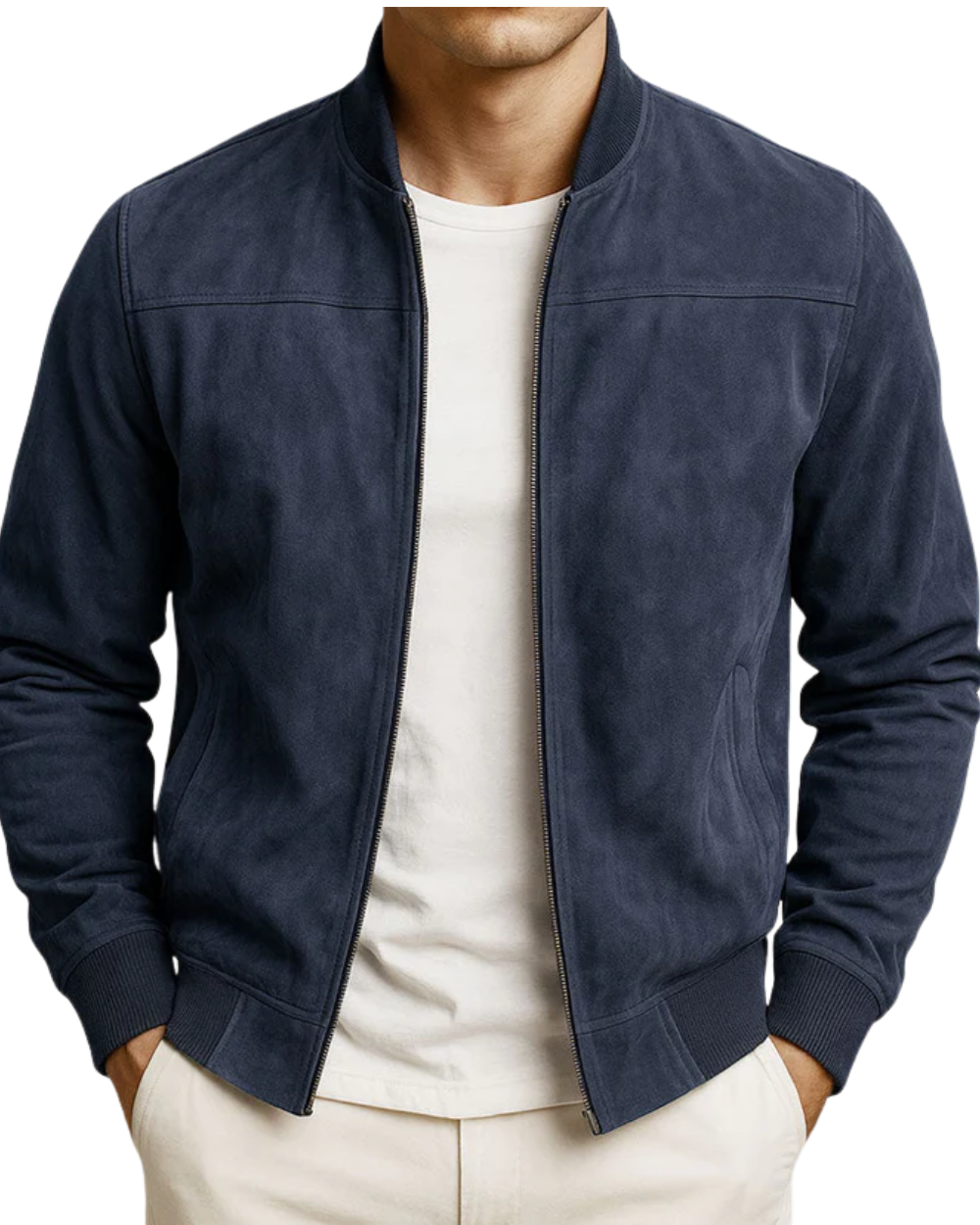 Elegant suede jacket